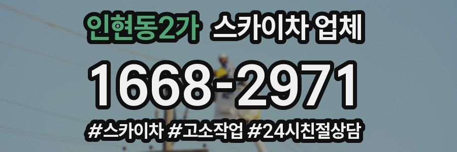 인현동2가 스카이차 업체