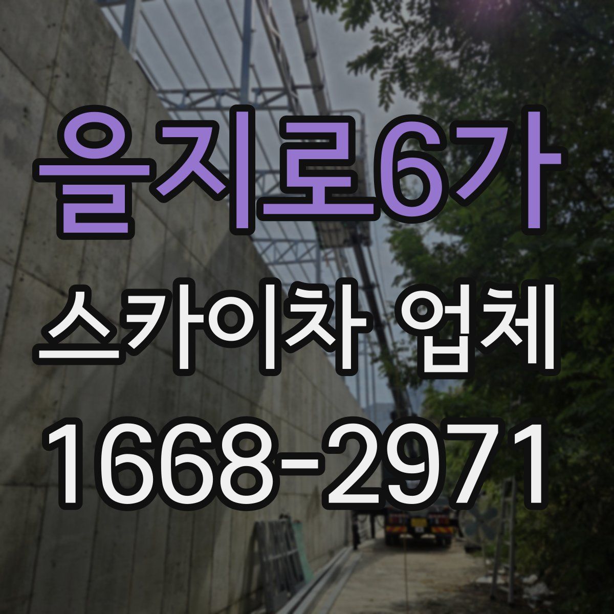 을지로6가 스카이차 업체