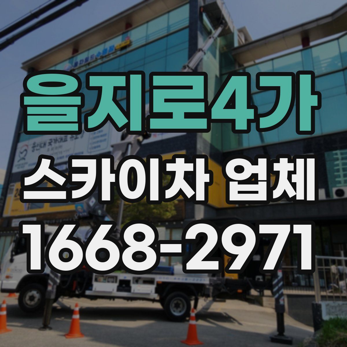 을지로4가 스카이차 업체