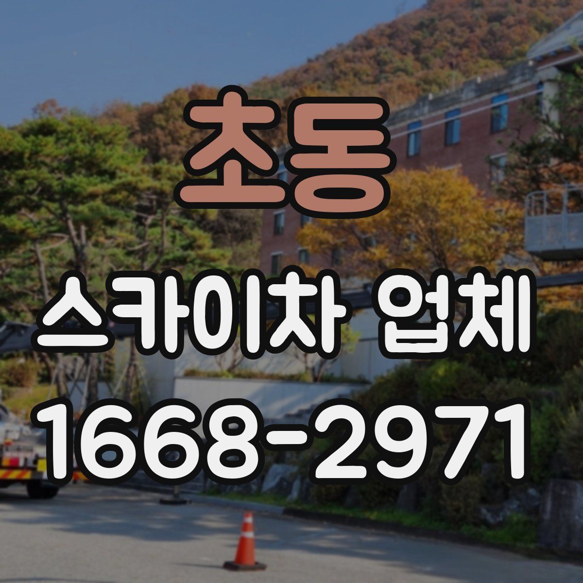 초동 스카이차 업체