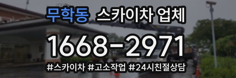 무학동 스카이차 업체