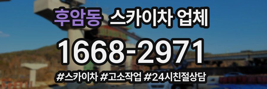 후암동 스카이차 업체