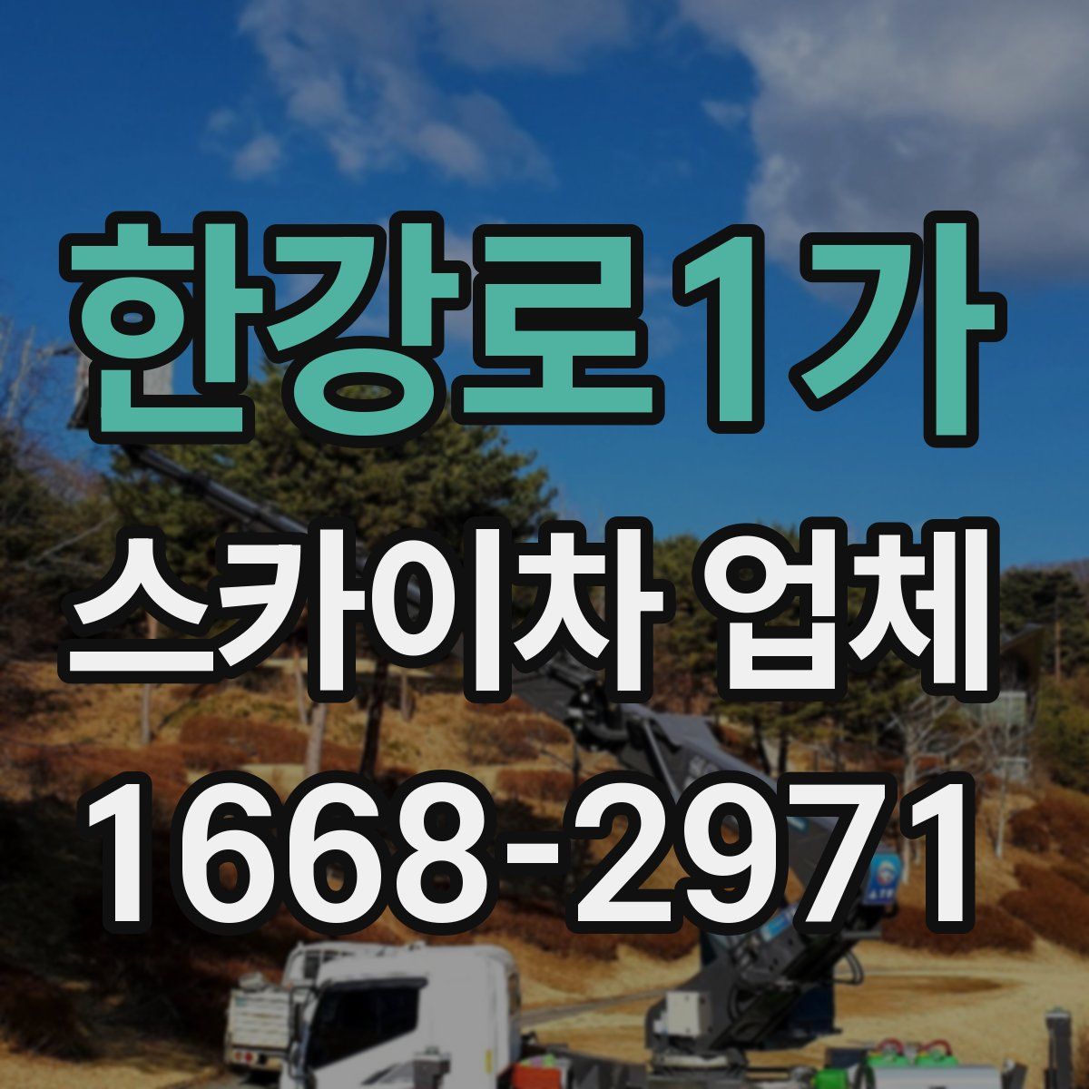 한강로1가 스카이차 업체