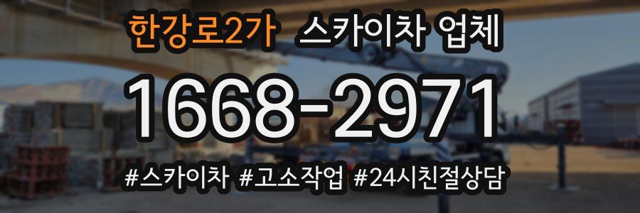 한강로2가 스카이차 업체