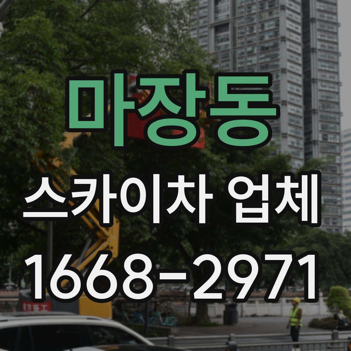 마장동 스카이차 업체