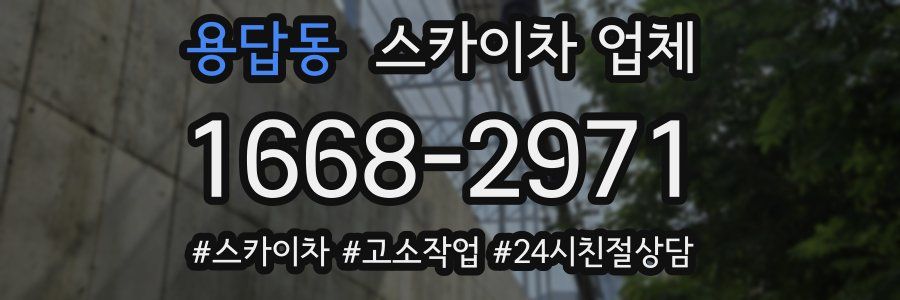 용답동 스카이차 업체