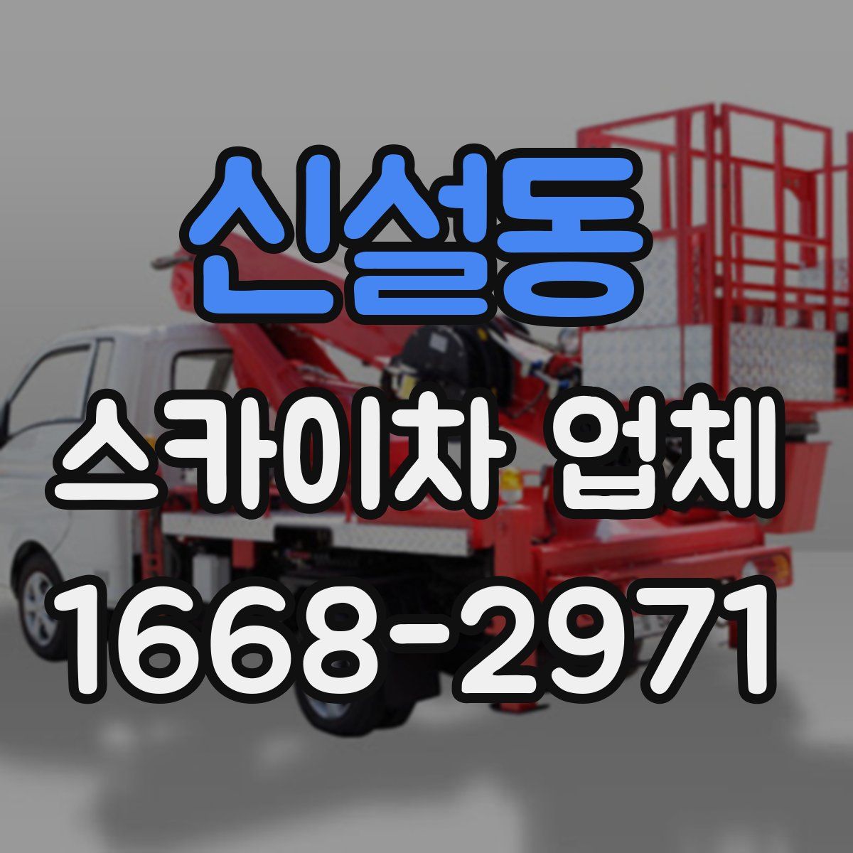 신설동 스카이차 업체