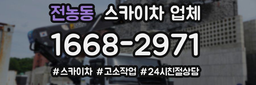 전농동 스카이차 업체