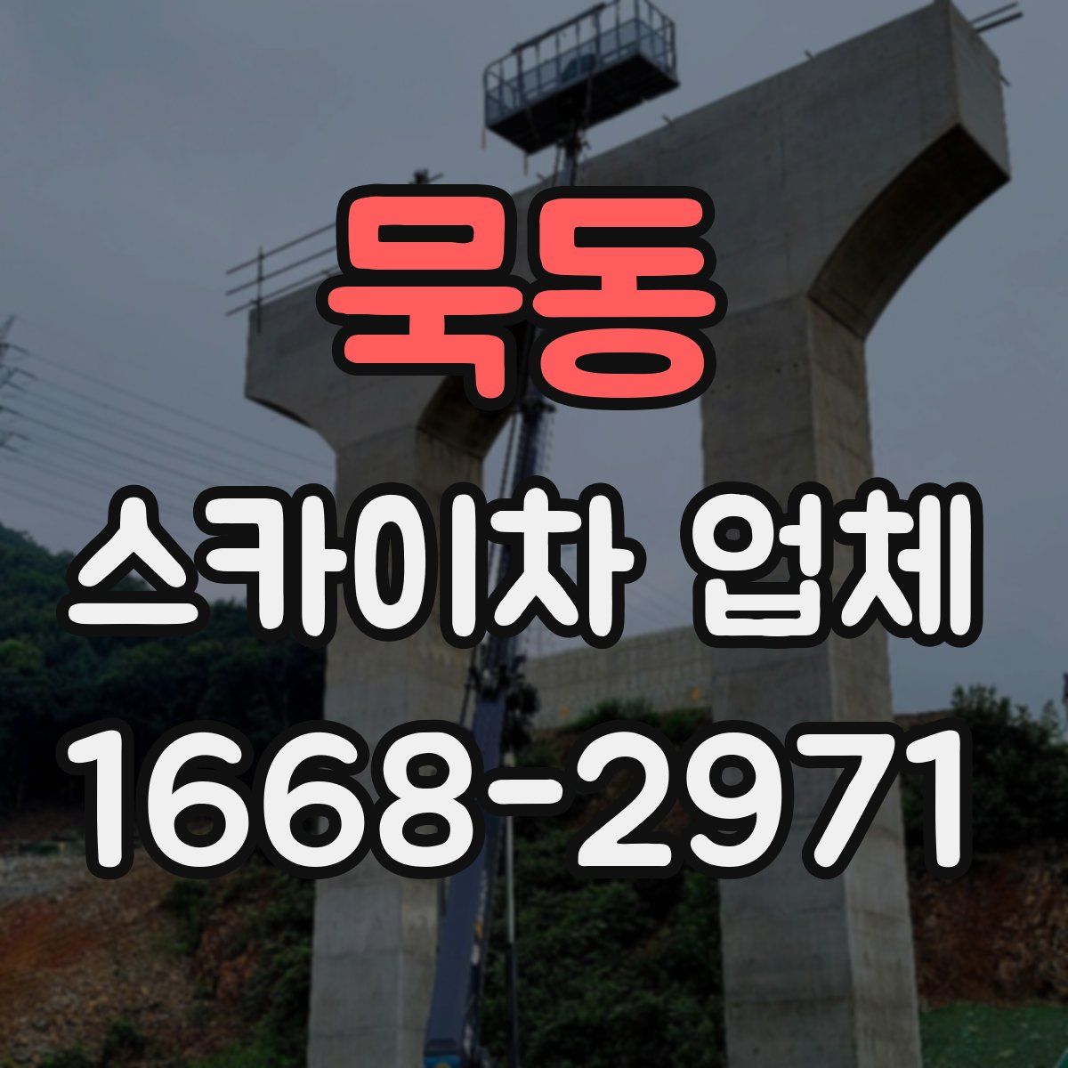 묵동 스카이차 업체