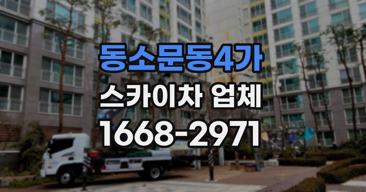 동소문동4가 스카이차 업체
