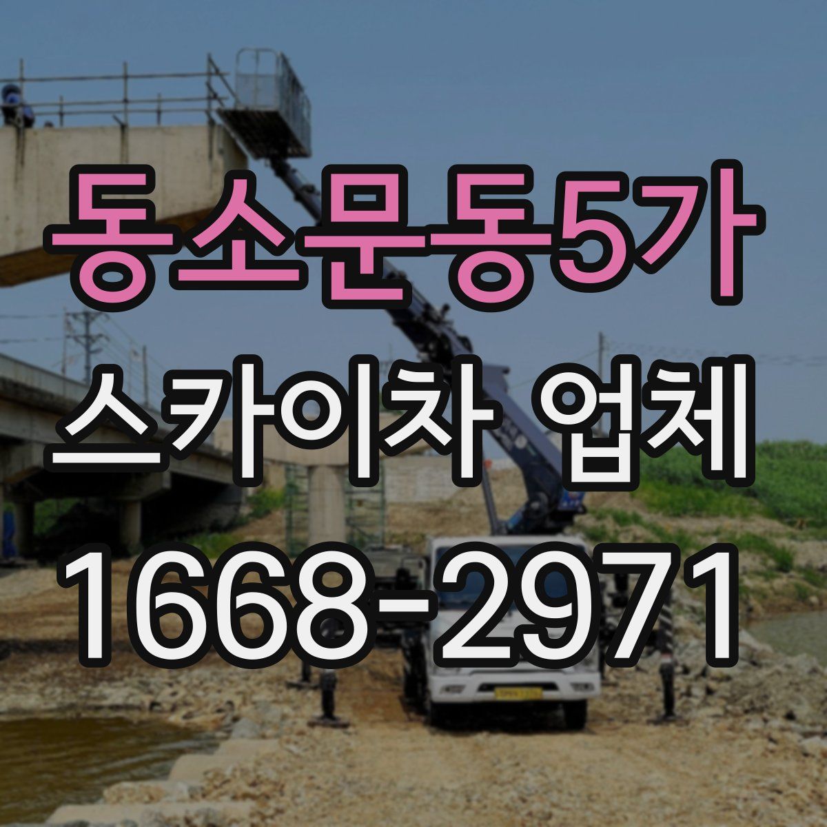 동소문동5가 스카이차 업체
