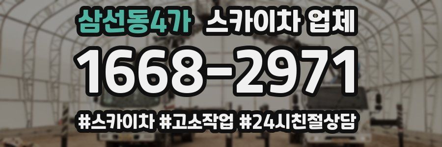 삼선동4가 스카이차 업체