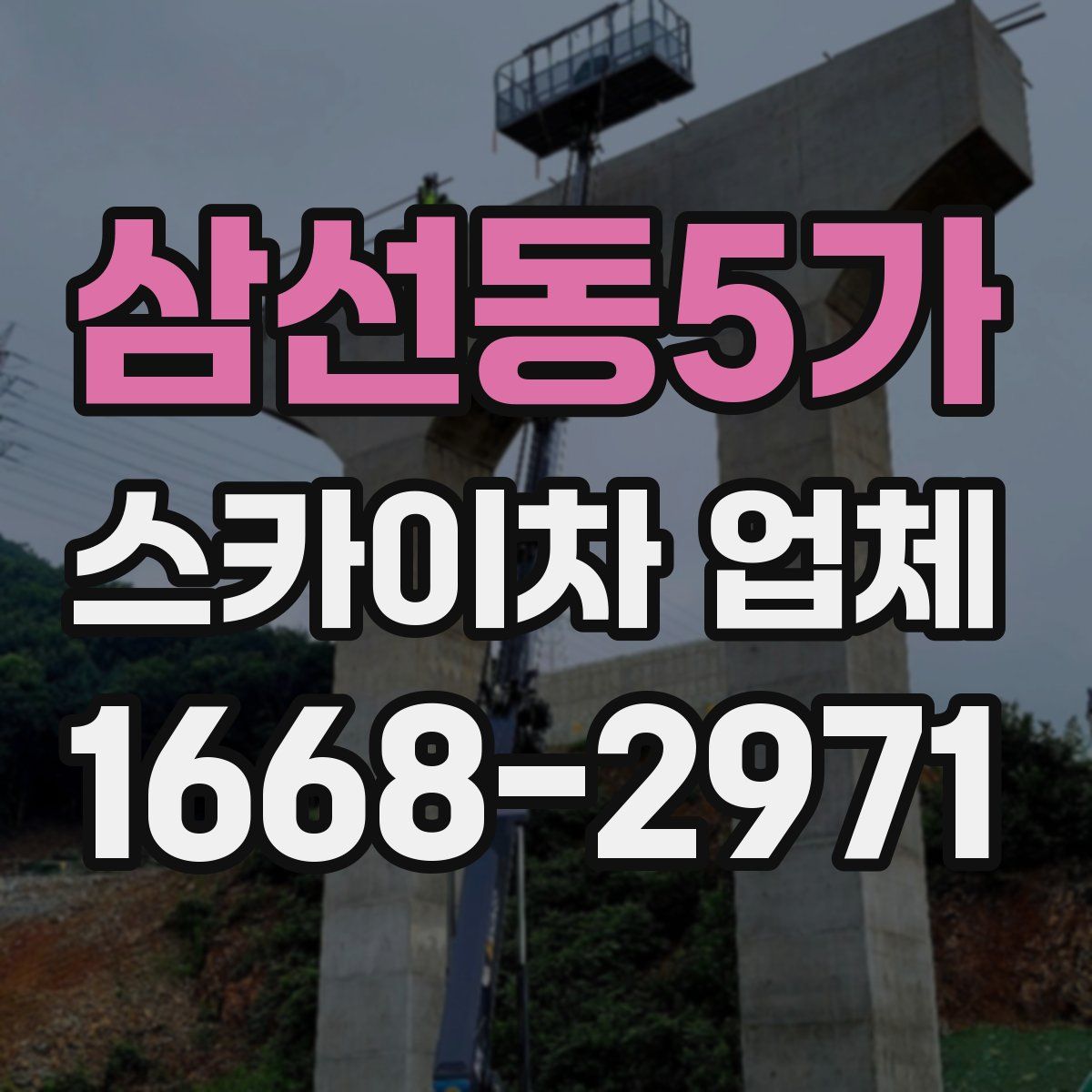 삼선동5가 스카이차 업체