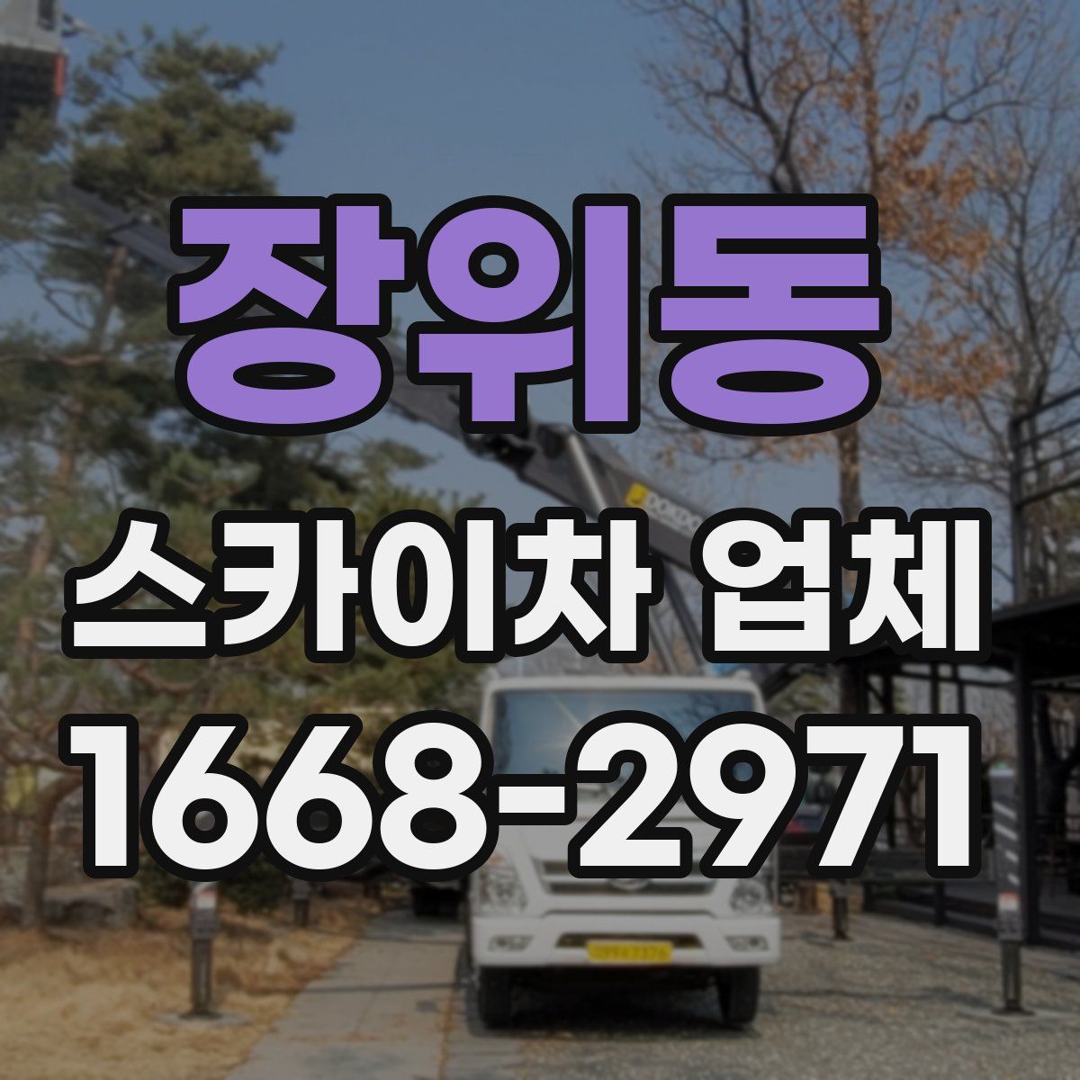 장위동 스카이차 업체