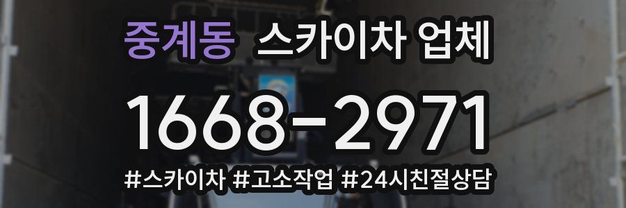 중계동 스카이차 업체