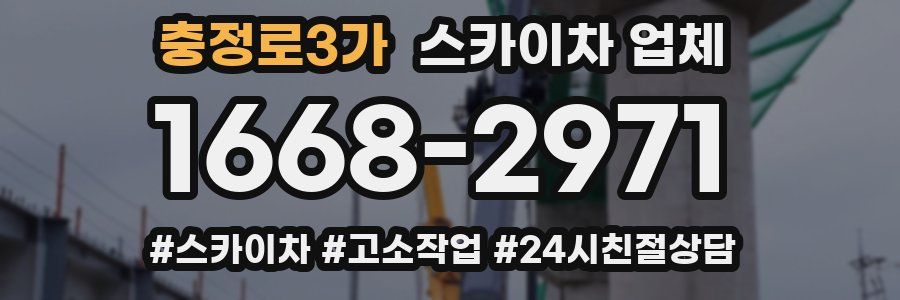 충정로3가 스카이차 업체