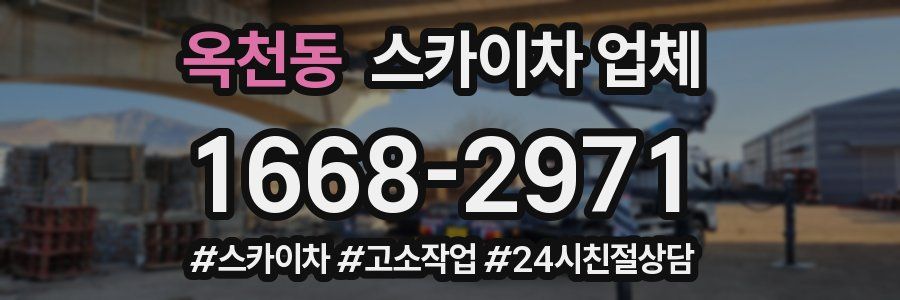 옥천동 스카이차 업체