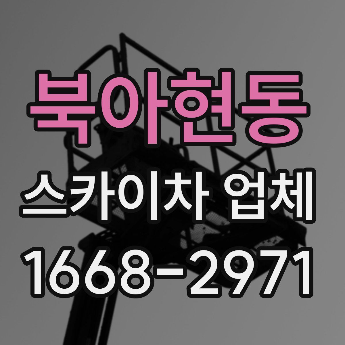 북아현동 스카이차 업체