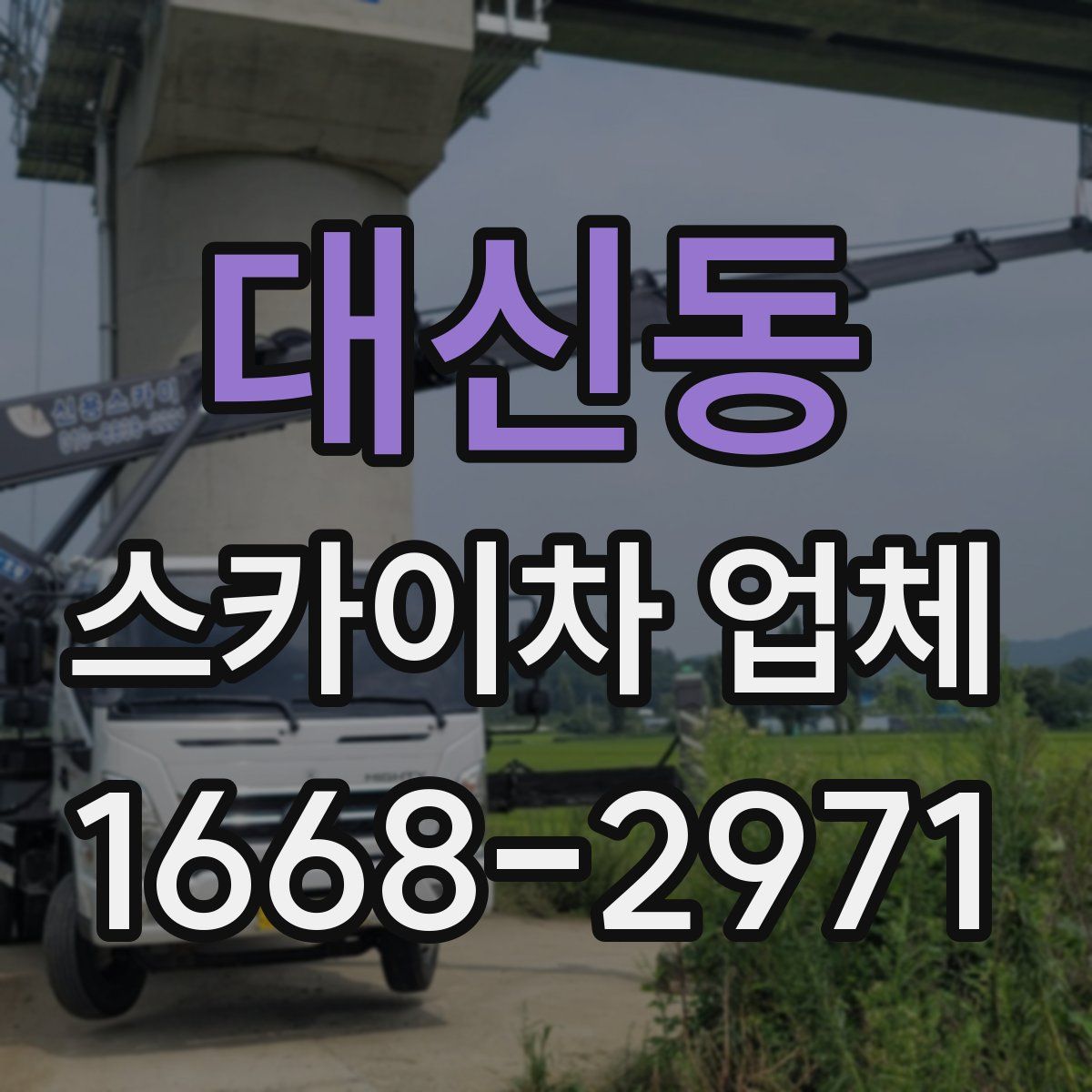 대신동 스카이차 업체