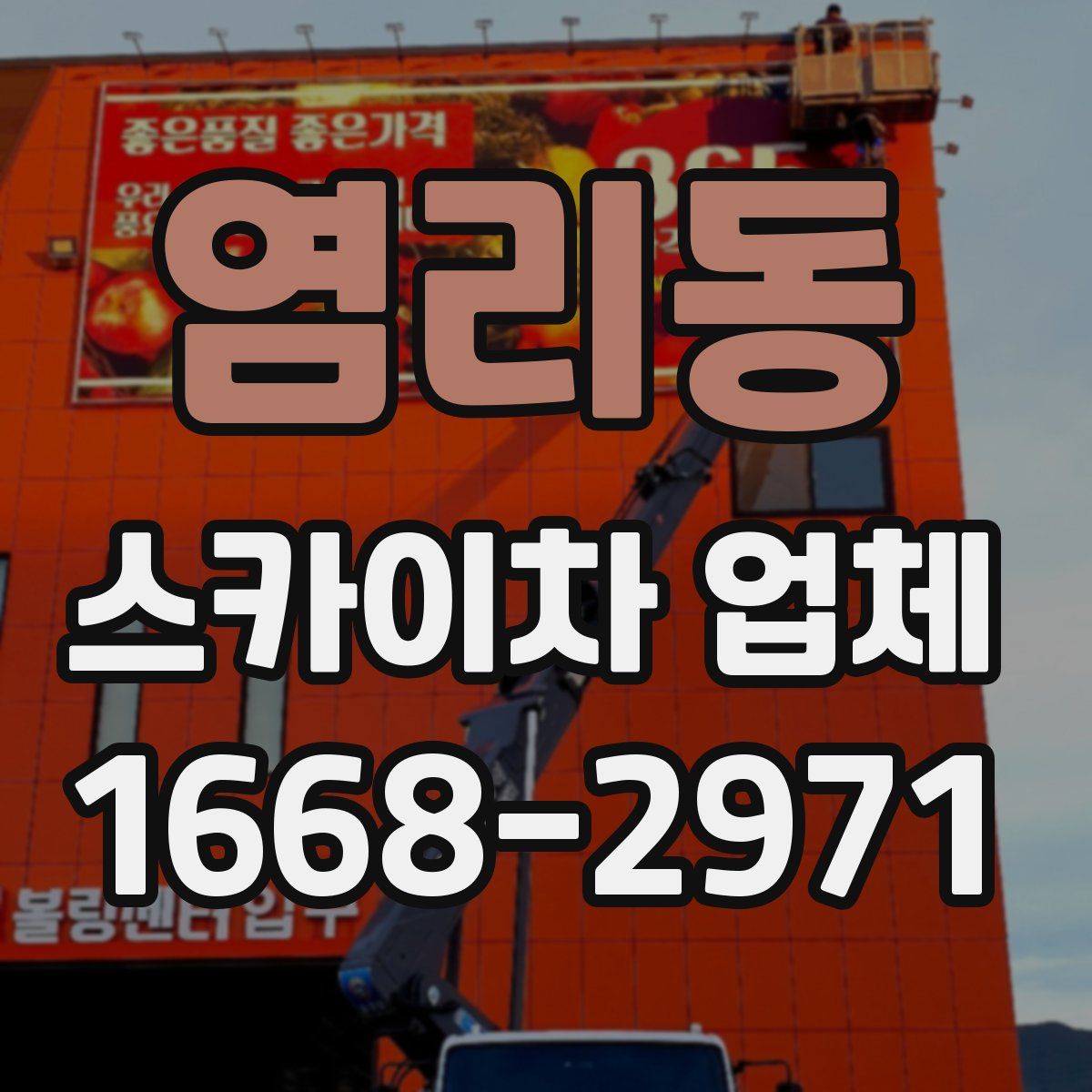 염리동 스카이차 업체