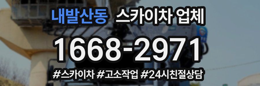 내발산동 스카이차 업체