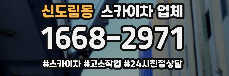 신도림동 스카이차 업체