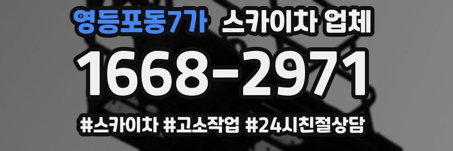 영등포동7가 스카이차 업체