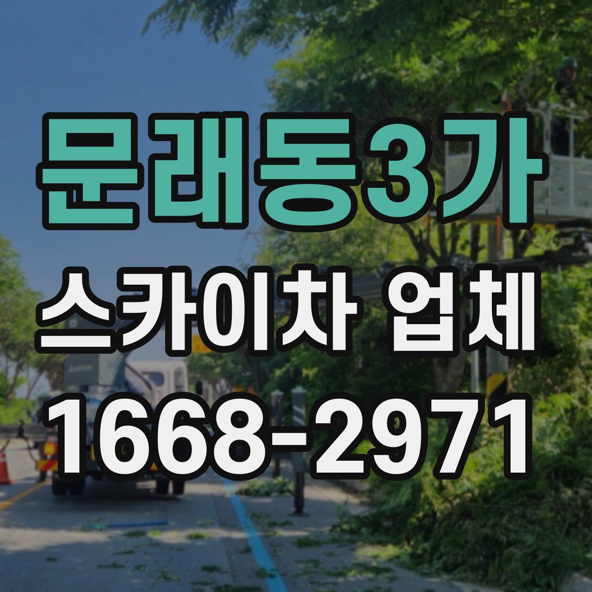 문래동3가 스카이차 업체