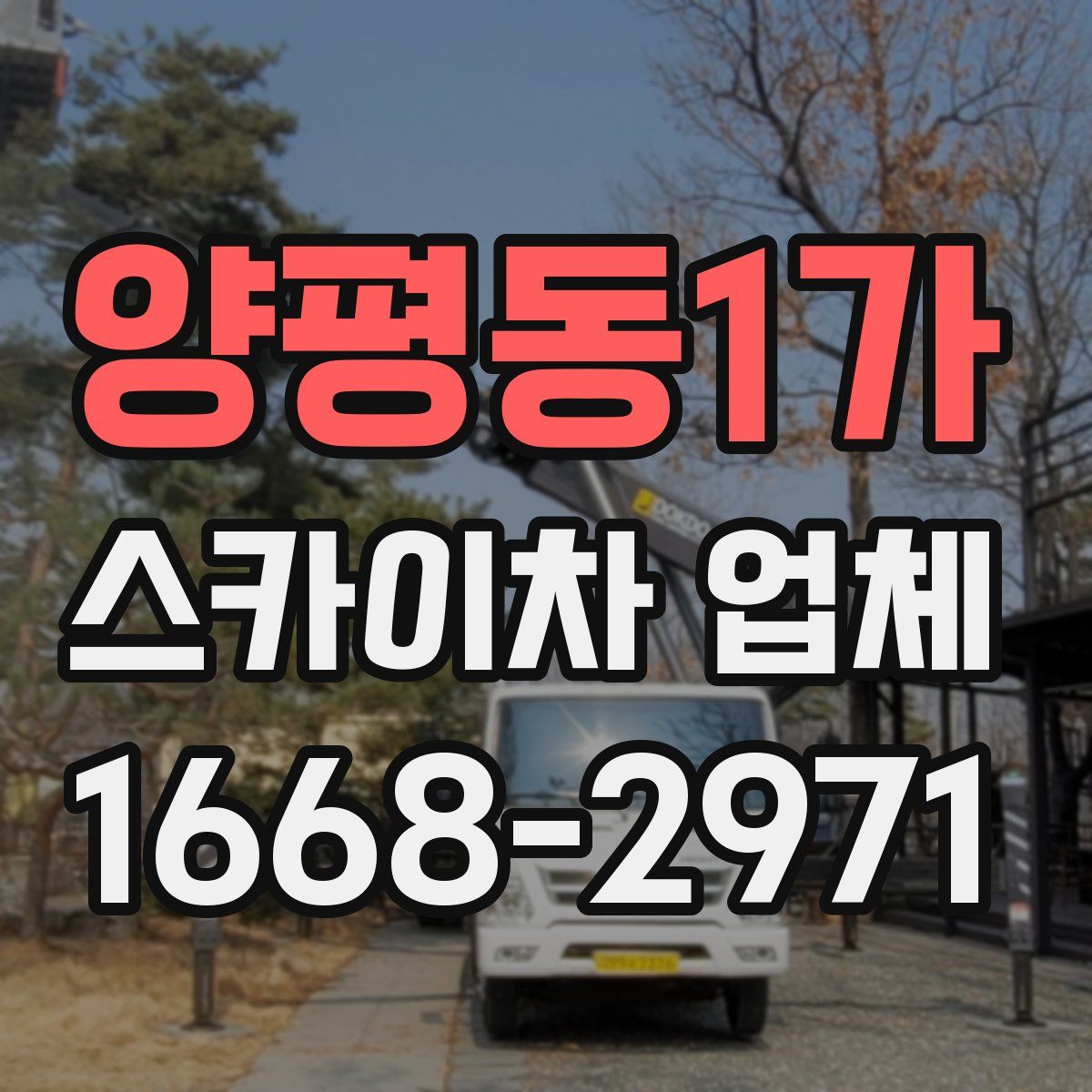 양평동1가 스카이차 업체
