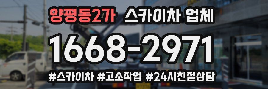 양평동2가 스카이차 업체