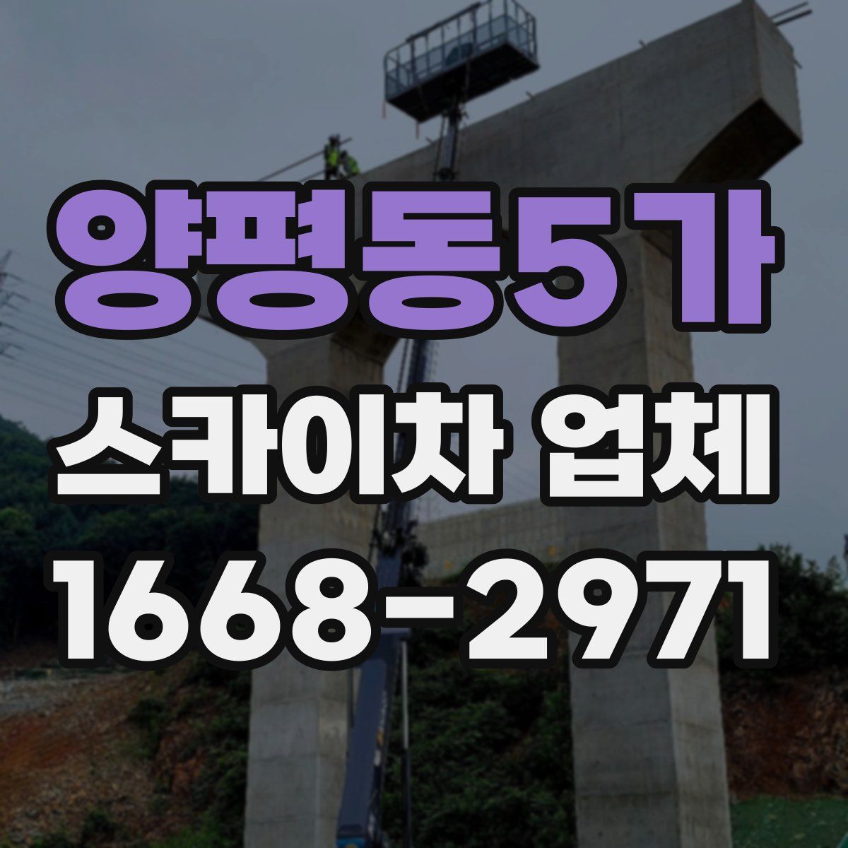 양평동5가 스카이차 업체