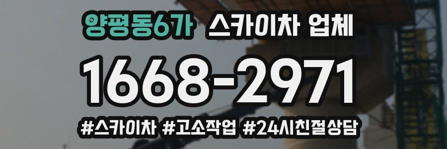 양평동6가 스카이차 업체