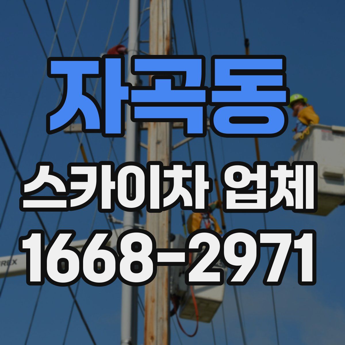 자곡동 스카이차 업체