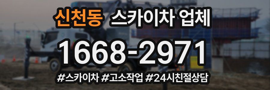 신천동 스카이차 업체