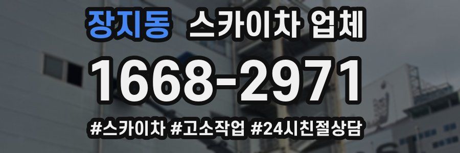 장지동 스카이차 업체