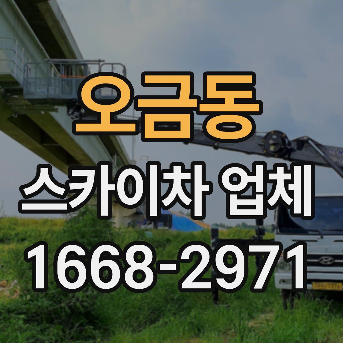 오금동 스카이차 업체