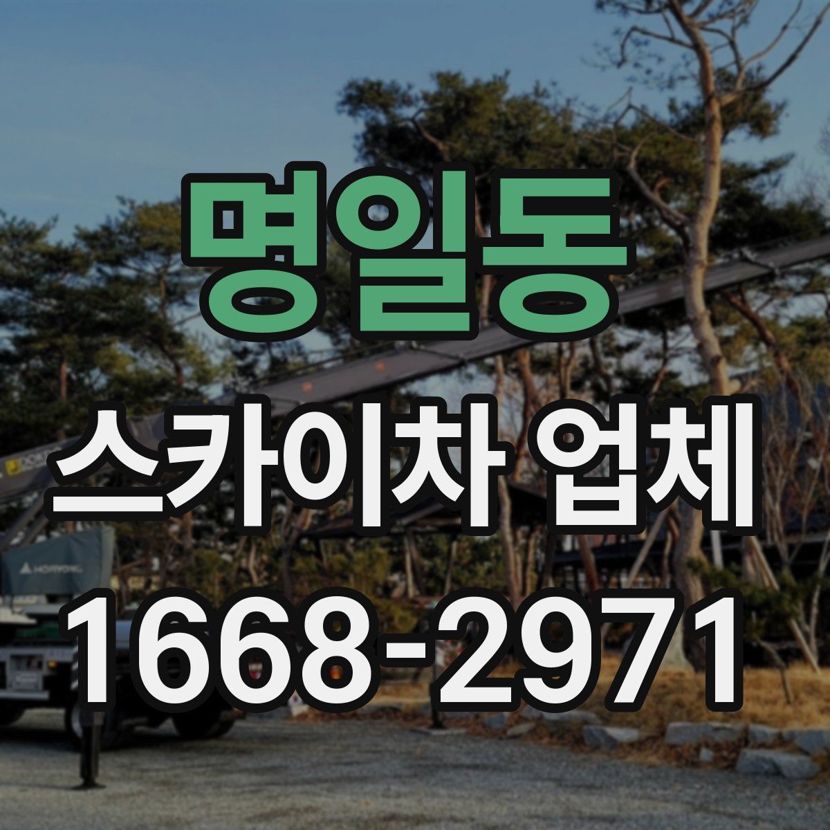 명일동 스카이차 업체