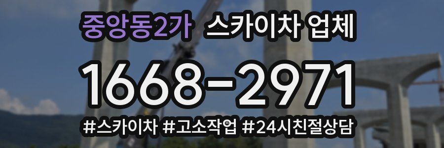 중앙동2가 스카이차 업체