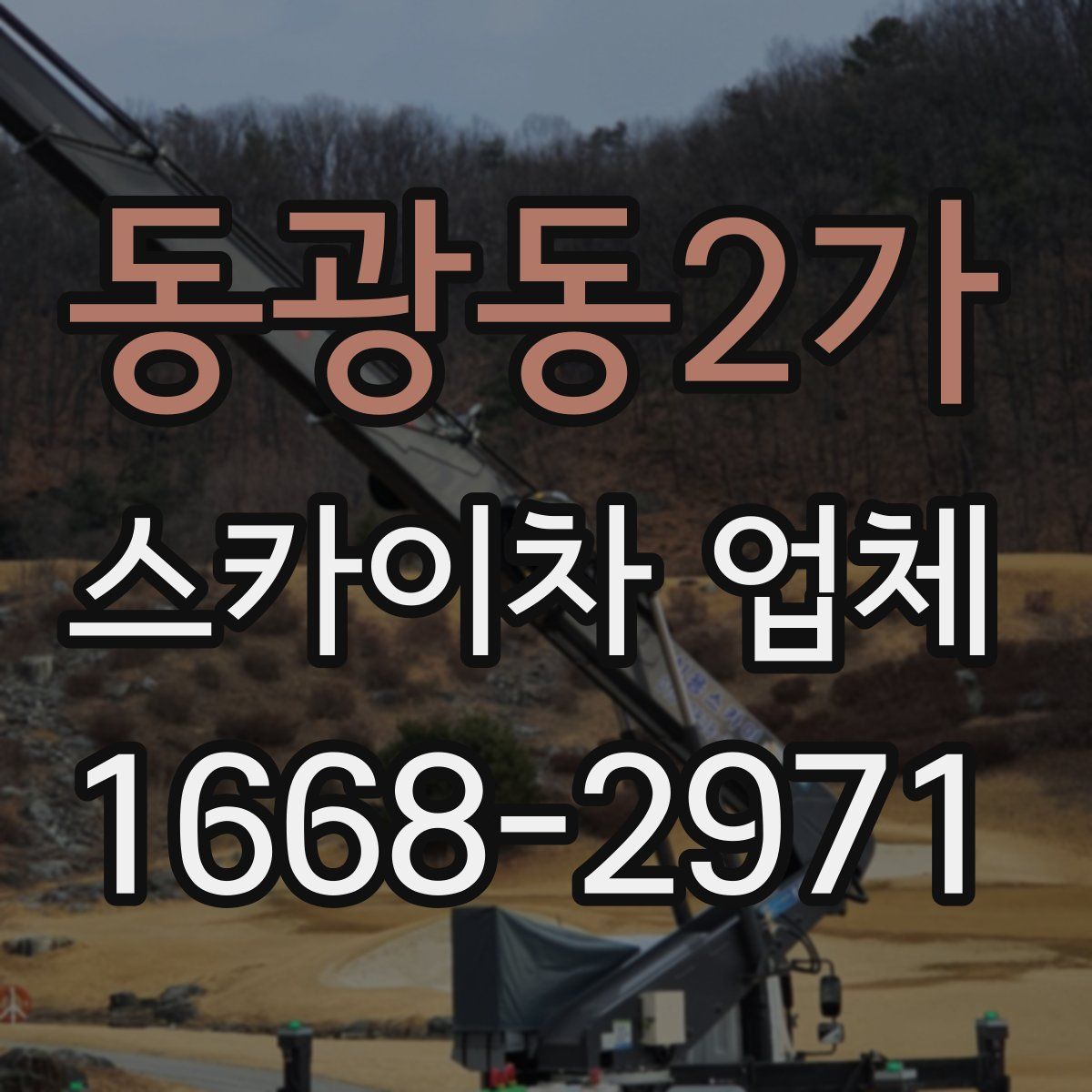동광동2가 스카이차 업체