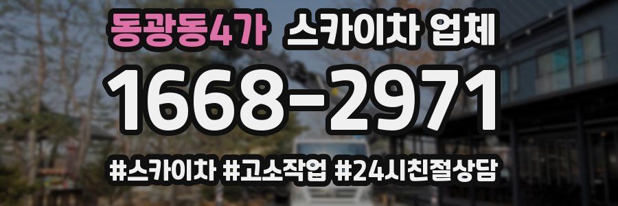 동광동4가 스카이차 업체