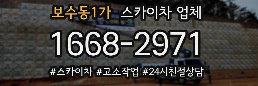 보수동1가 스카이차 업체