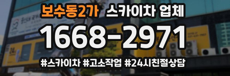 보수동2가 스카이차 업체