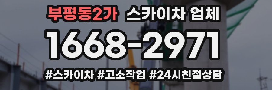 부평동2가 스카이차 업체