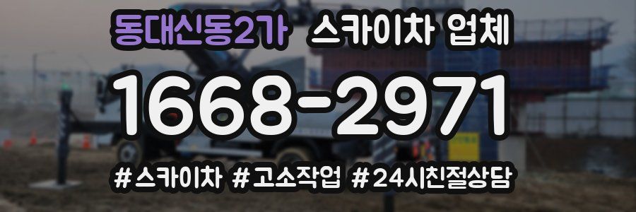 동대신동2가 스카이차 업체