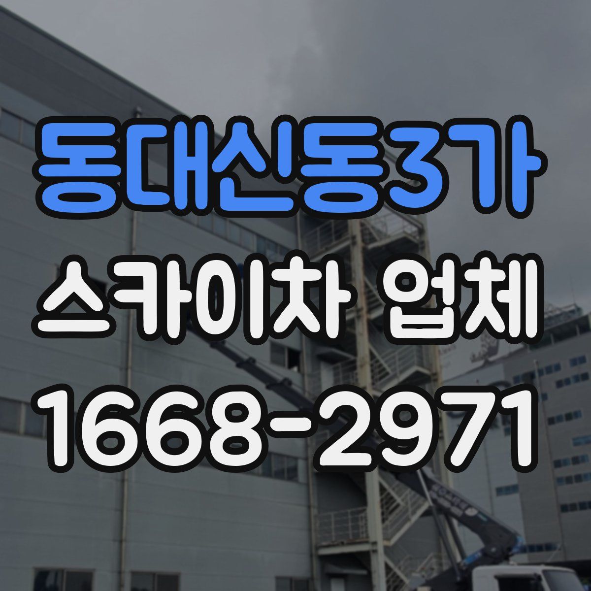 동대신동3가 스카이차 업체