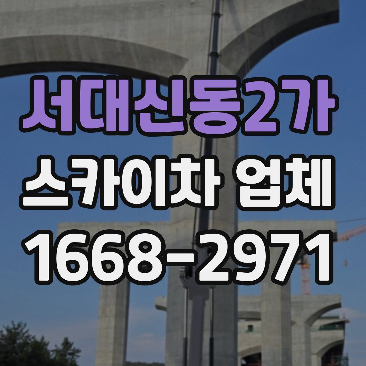서대신동2가 스카이차 업체