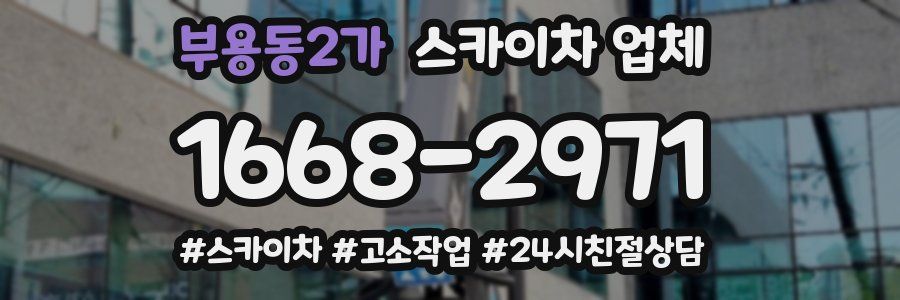부용동2가 스카이차 업체
