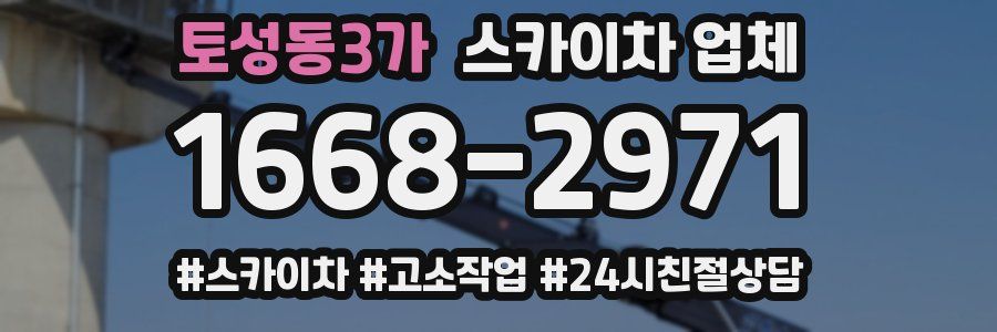 토성동3가 스카이차 업체