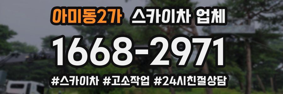 아미동2가 스카이차 업체