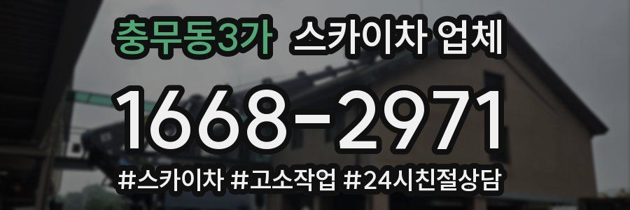 충무동3가 스카이차 업체